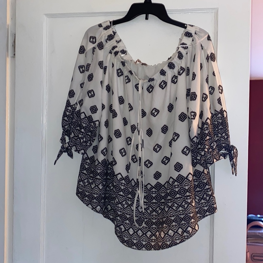 Off the shoulder blouse